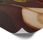 Botanische Illustration Collage Goddess Venus Poster (Ecke)