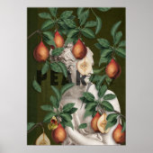 Botanische Illustration Collage Venus Poster (Vorne)