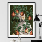 Botanische Illustration Collage Venus Poster