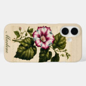 Botanische Illustration der Prunkwinde Case-Mate iPhone Hülle (Rückseite (Horizontal))
