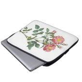 Botanische Illustration Laptopschutzhülle (Vorne Knopf)