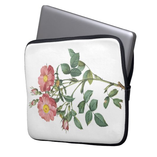 Botanische Illustration Laptopschutzhülle (Vorderseite Links)