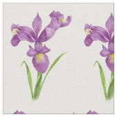 Botanische Illustration: Lila Wasserfarbe Ire Stoff (Nahaufnahme)