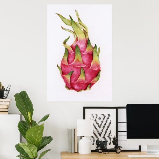Botanische Illustration Poster (Heimbüro)