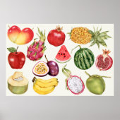 Botanische Illustration Poster (Vorne)