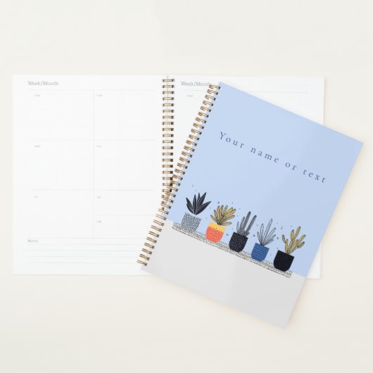 Botanische Illustration Topf House Pflanze Planner Planer (Anzeige)
