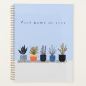 Botanische Illustration Topf House Pflanze Planner Planer (Vorderseite)