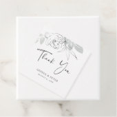 Botanische Illustration Vielen Dank für Ihre Unter Geschenkanhänger (Beispiel)