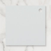 Botanische Illustration Vielen Dank für Ihre Unter Geschenkanhänger (Rückseite)