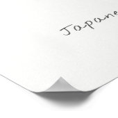 Botanische Illustration Vintag Japanisch Kamelien Poster (Ecke)