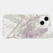 Botanische Illustration von Lilac — Case-Mate iPhone Hülle (Rückseite (Horizontal))