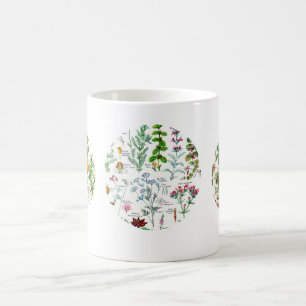 Botanische Illustrationen - Larousse Pflanzen Kaffeetasse