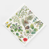 Botanische Illustrationen Serviette (Ecke)