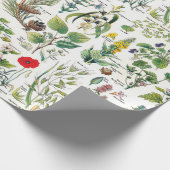 Botanische Illustrations Geschenkpapier (Ecke)