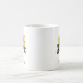 Botanische Illustrations-Tasse - Gelbe Rose Kaffeetasse (Mittel)