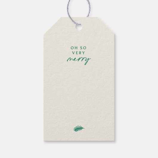 Botanische Impressionen Geschenkanhänger (Rückseite)