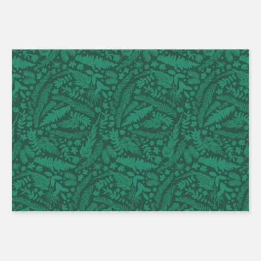 Botanische Impressionen Geschenkpapier Set (Vorderseite)