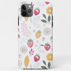 „Botanische iPhone-/iPad-Hülle mit Blumen und Früc Case-Mate iPhone Hülle