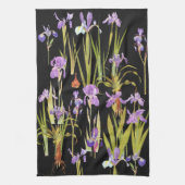 Botanische Iris-Blumen-Blumeniris Küchentuch (Vertikal)