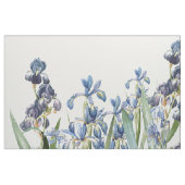 Botanische Iris-Blumen BlumenRedoute Gewebe Stoff (Fat Quarter (45,7 x 55,9 cm))