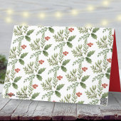 Botanische Kalligrafie Frohe Weihnachten Non-Foto