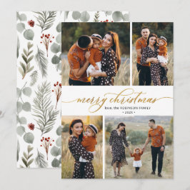 Botanische Kalligraphie 4 Weihnachten im Foto