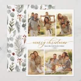 Botanische Kalligraphie 4 Weihnachten im Foto