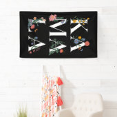 Botanische Kamala Harris - Abstimmung 2024 Floral  Banner (Insitu)