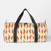 Botanische Karotten-Kollektion Duffle Bag (Rückseite)