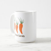 Botanische Karotten-Sammlung Kaffeetasse (Vorderseite Links)