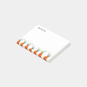 Botanische Karotten-Sammlung Post-it Klebezettel (angewinkelt)