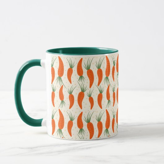 Botanische Karotten-Sammlung Tasse (Links)