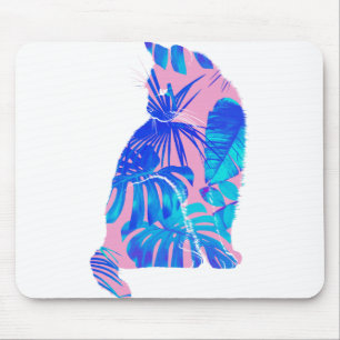Botanische Katze Mousepad