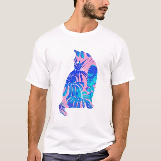 Botanische Katze T-Shirt (Vorderseite)