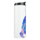 Botanische Katze Thermosbecher (Nach links gedreht)