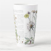 Botanische Katzen Wildblume Ohren Blume Tasse (Vorderseite)