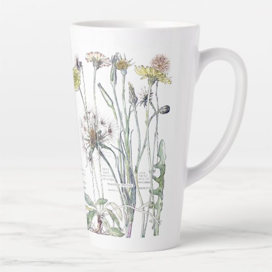Botanische Katzen Wildblume Ohren Blume Tasse (Rechts)
