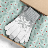 Botanische Kiefernnadeln und Berries Weihnachten Seidenpapier