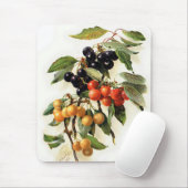 Botanische Kirschen Mousepad (Mit Mouse)