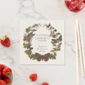 Botanische kleine Liebe Bug Baby Dusche Serviette (Beispiel)