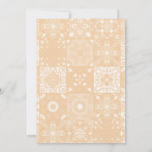 Botanische Kleine Süsse Citrus Orange Babydusche Einladung (Rückseite)