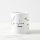 Botanische Koffein-Molekül-Tasse Kaffeetasse (Mittel)