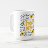 Botanische Kokette Muttertag/Pflege-Mama Kaffeetasse (Vorderseite Links)