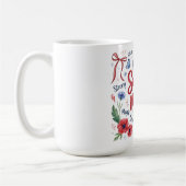 Botanische Kokette Muttertag/Super-Mama Kaffeetasse (Links)