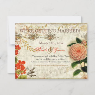 Botanische Kolibris Kamelie Termin vormerken Save The Date