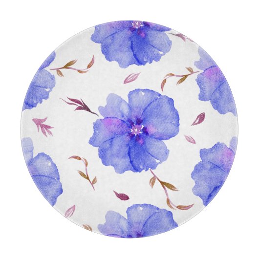 Botanische Koppel-Tafel für Wasserfarben - Mama Schneidebrett (Vorderseite)