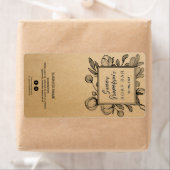 Botanische Kraft-Seifenetiketten (Insitu)