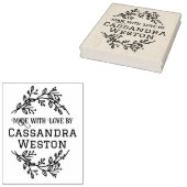 Botanische Kranberries "Made with Liebe by" Gummistempel (Stempel)