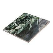 Botanische Kräuter aus Barnholz Fliese (Seite)