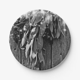 Botanische Kräuter Pappteller